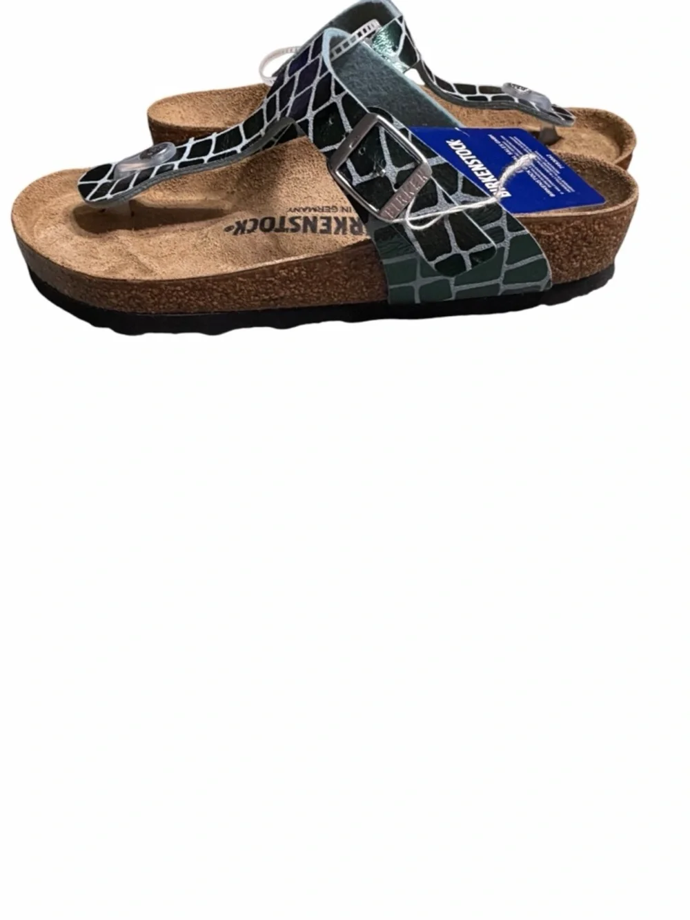 Birkenstock green croc